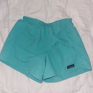 Turquoise Patagonia Baggies Shorts